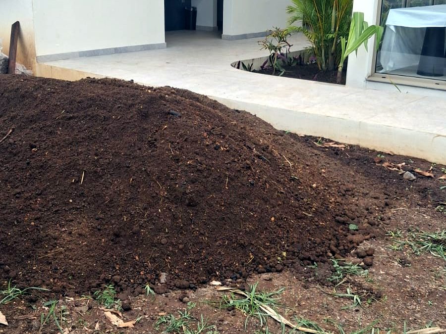 Terreau agricole à Tahiti, livré en vrac